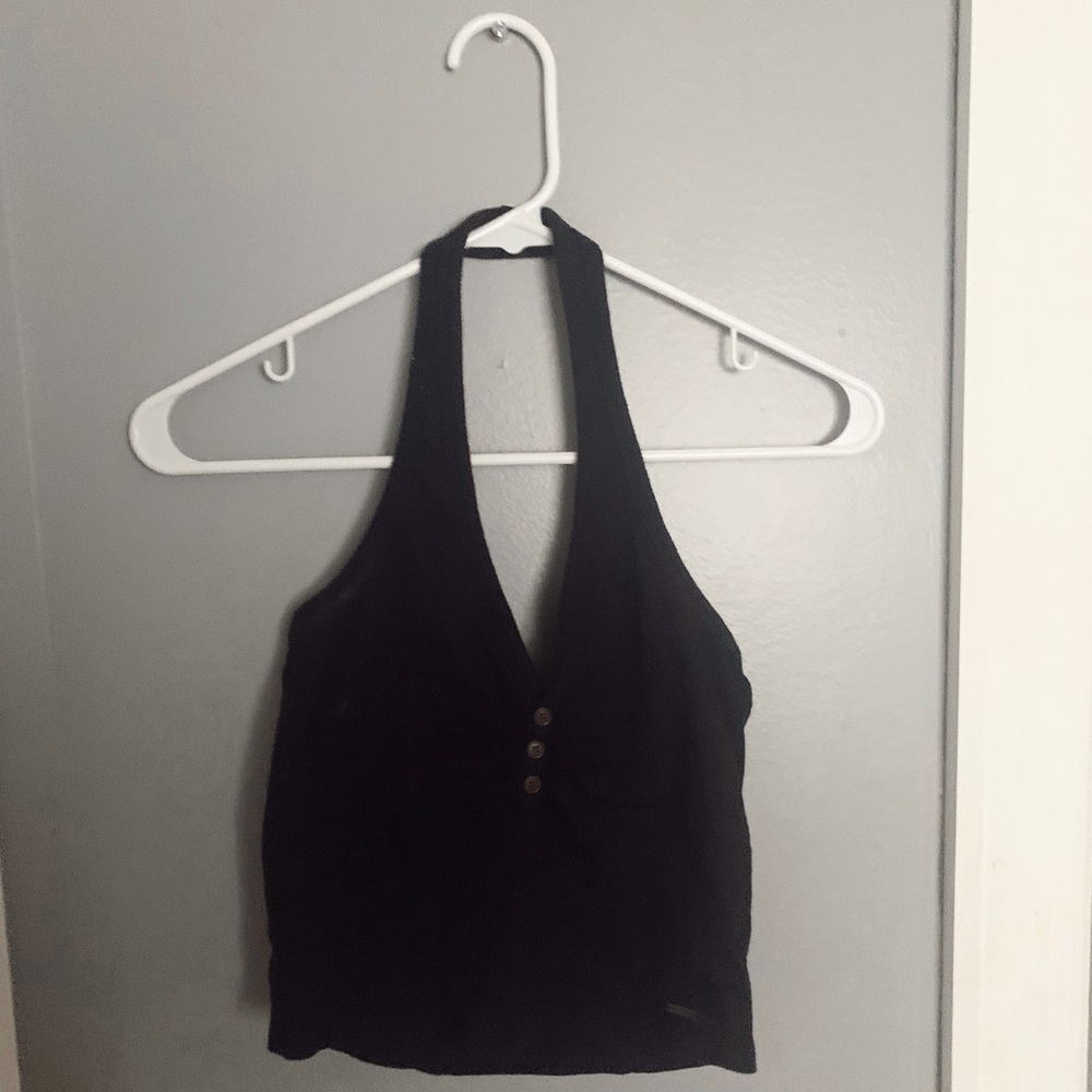 Black Halter Tank